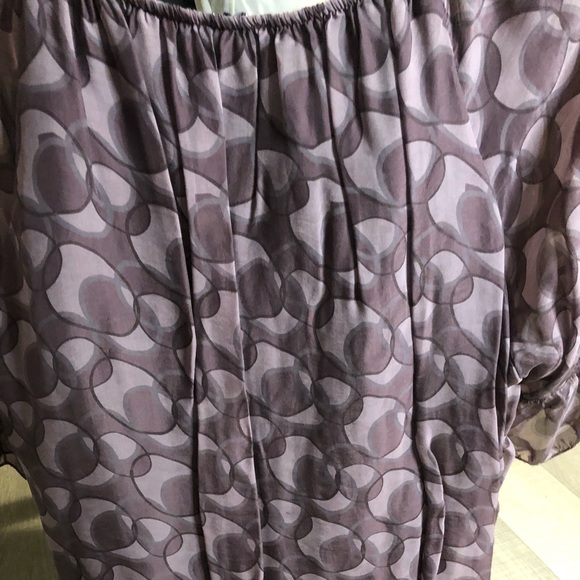 Blouse Shirt print design plus size - Picture 2 of 5